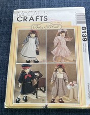McCalls 8139 Betsy McCall 18  doll clothes, vintage UNCUT FF pattern, c1996