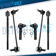 Front Inner and Outer Tie Rods Sway Bar Links...