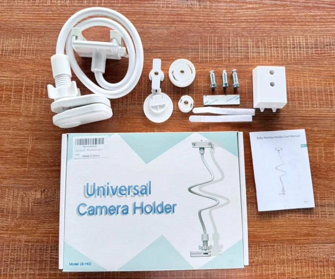 Universal Derebir 33.6" Baby Camera Holder Baby Monitor White Mount Stand