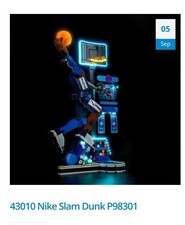 Juego de luces LED BrickBling para LEGO Nike Slam Dunk 43010
