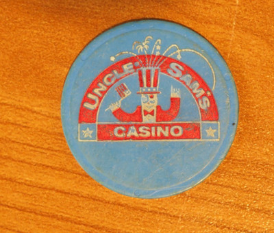 Uncle Sam's Casino Trade Token Casino Chip