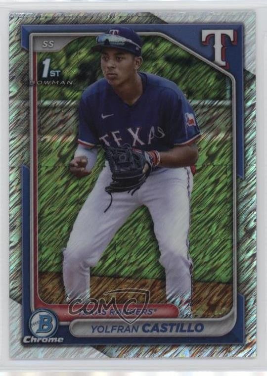 2024 Bowman Chrome Prospects Shimmer Refractor Yolfran Castillo #BCP-159 03ok