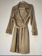 Oyster and Snail Trench Coat – Beige – Designer Vietnamese Brand Size S/M UK8/10