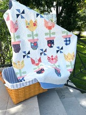 BLOOMING POTS Corey Yoder Pastry Shop Quilt Kit