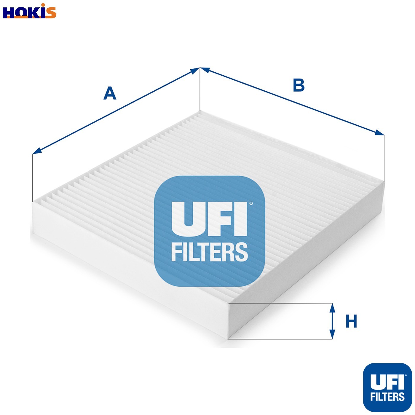 UFI Pollen filter FIAT,CHRYSLER,ABARTH 54.248.00 51836363,71775823 - Image 3
