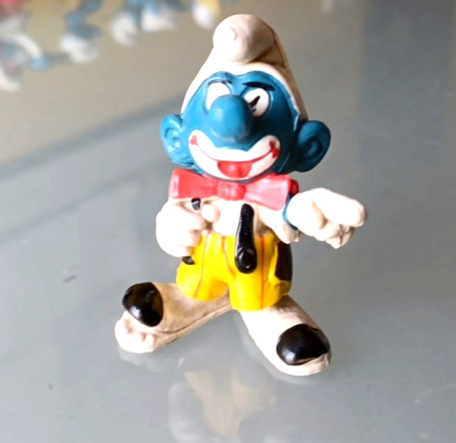 Schleich Puffo Pagliaccio Clown 20033 vintage Smurf