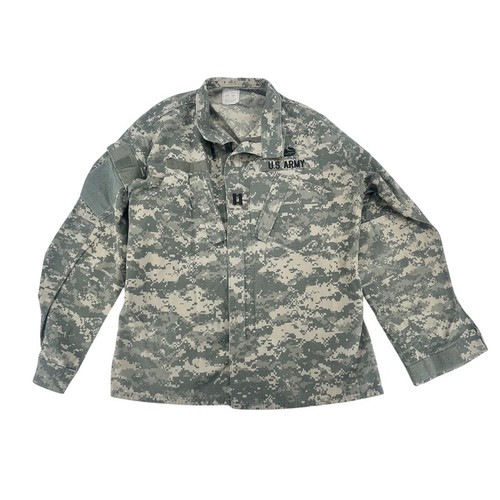 U.S. Army ACU Digital Camo Combat Coat Jacket Large Long