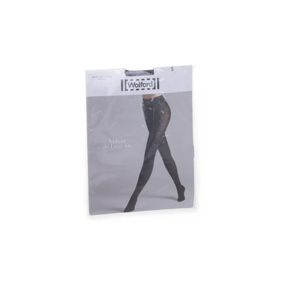 Wolford, Nylonstrumpfhose, Größe: S, Velvet de Luxe 66, Blau #OYe