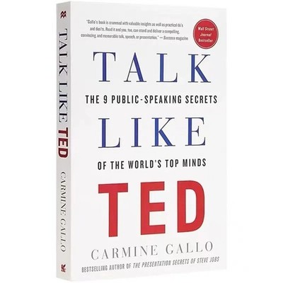 TALK LIKE TED By Carmine Gallo The 9 Public Speaking Secrets Self Improvement