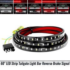 60" Inch Truck Tailgate LED Light Bar Brake Reverse Turn Signal Stop Tail Strip