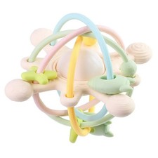 Sensory rattle teether ball for newborns, a development toy for 0-36 months
