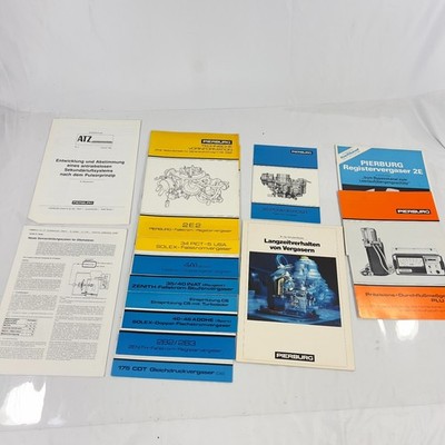 Pierburg Solex Vergaser Fachliteratur Konvolut Handbücher 2E2 35 PDSI Sammlung