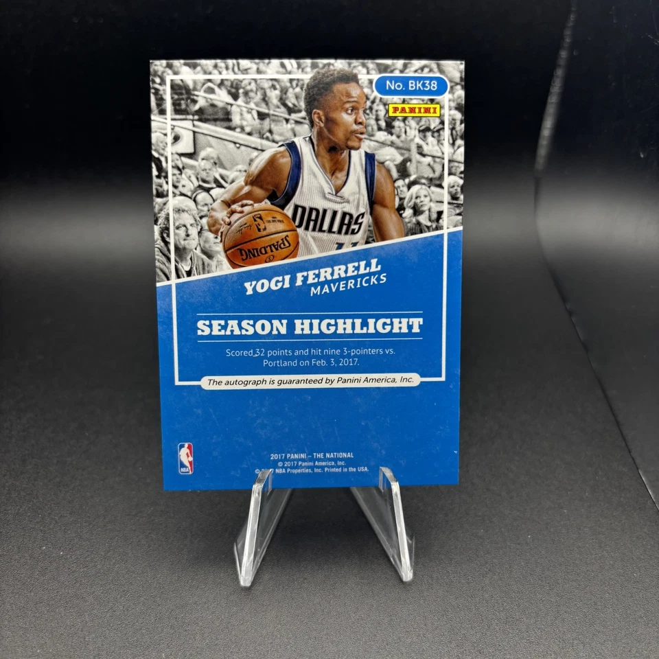 2017 Panini National Convention - Rookies Yogi Ferrell #BK38 Indiana Auto - Image 2 of 2