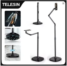 TELESIN Magnetic Mobile Phone Floor Stand Cantilever Bracket Universal Holder