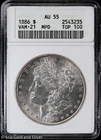 1886-P $1 Morgan Silver Dollar ANACS AU 55 | VAM-21, MPD, Top 100, Soap Box