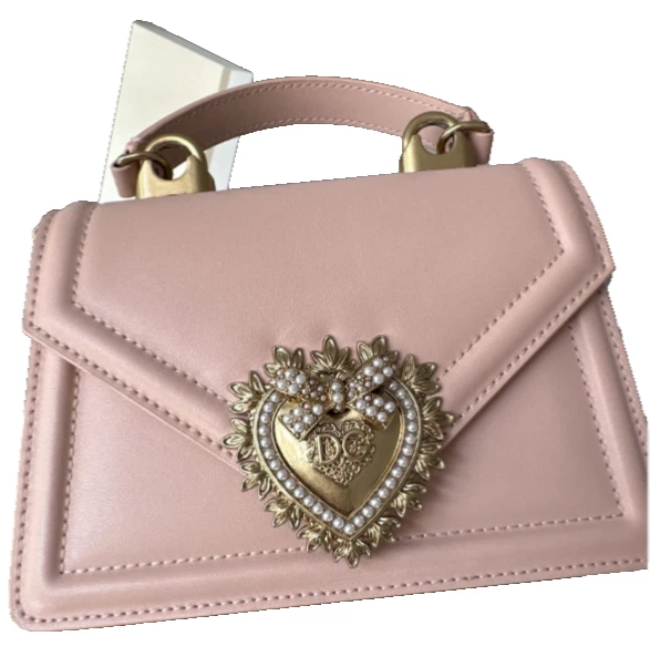 Bolso Dolce & Gabbana Devotion - Cuero Acolchado Rosa, Excelente Estado Foto 2 de 4