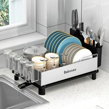 Dish Drying Rack,Large Capcity 304 Stainless Steel Dish Rack for Kitchen Counter