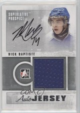 2012-13 ITG Superlative Volume 3 Silver 28/30 Nick Baptiste #PAJ-NB Auto 4f5