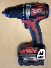 Milwaukee Brushless 18 Volt Cordless Drill With 5.0 Ah Battery