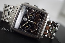 tag heuer monaco  cw2111-0 chronograph box papers gtee 2007 yr original receipt 5