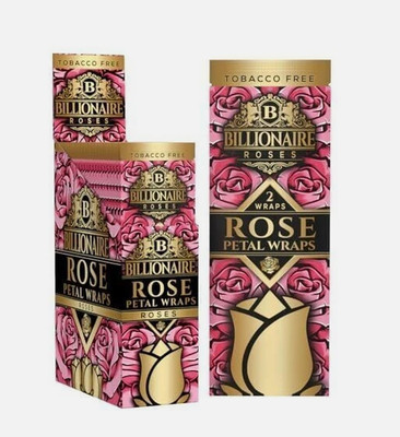 Billionaire Herbal Rose Petal Wraps 25ct/ 50 Wraps Total!