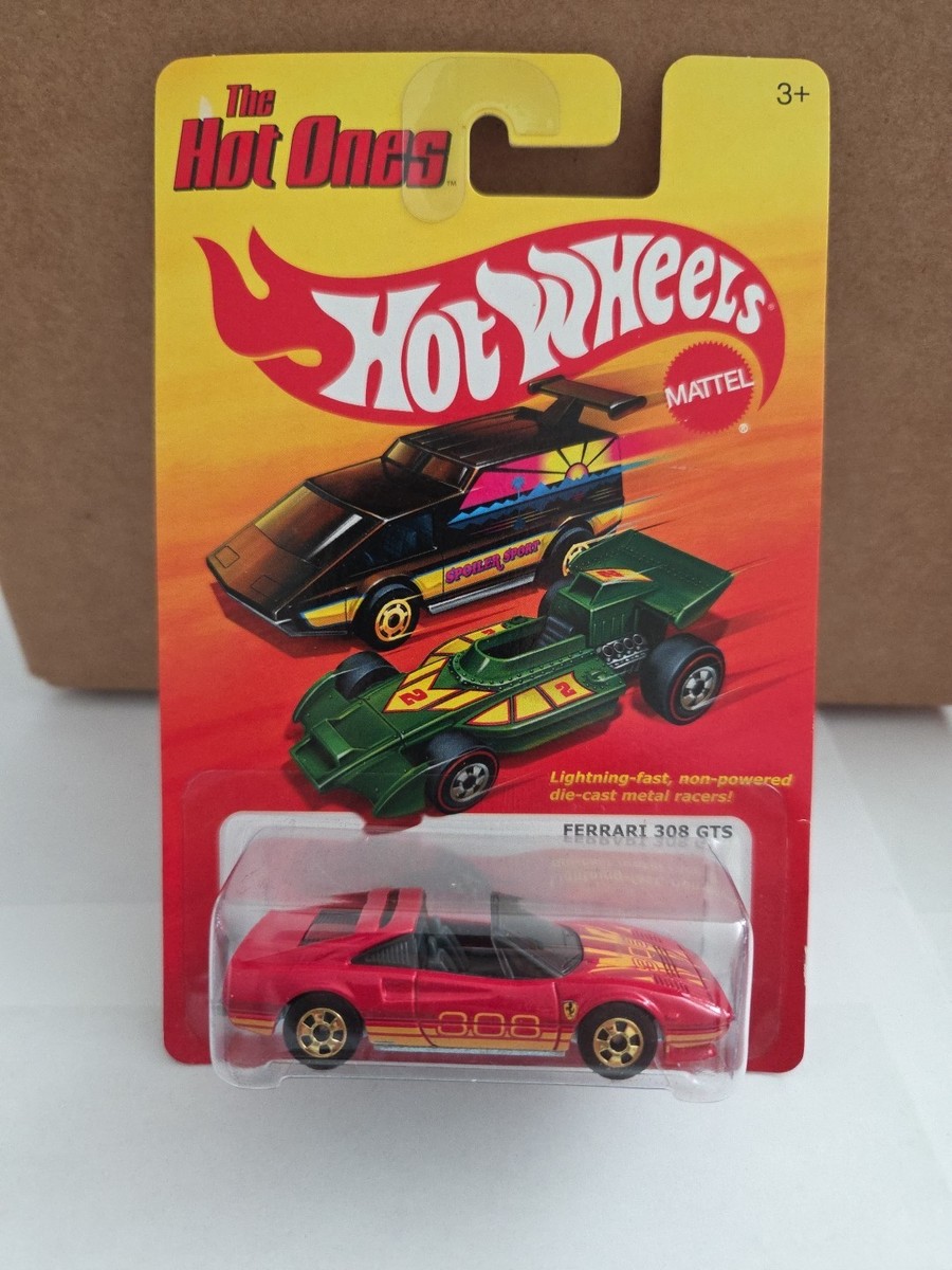 Hot Wheels 2011 The Hot Ones Ferrari 308 GTS in Red - Gold Basic