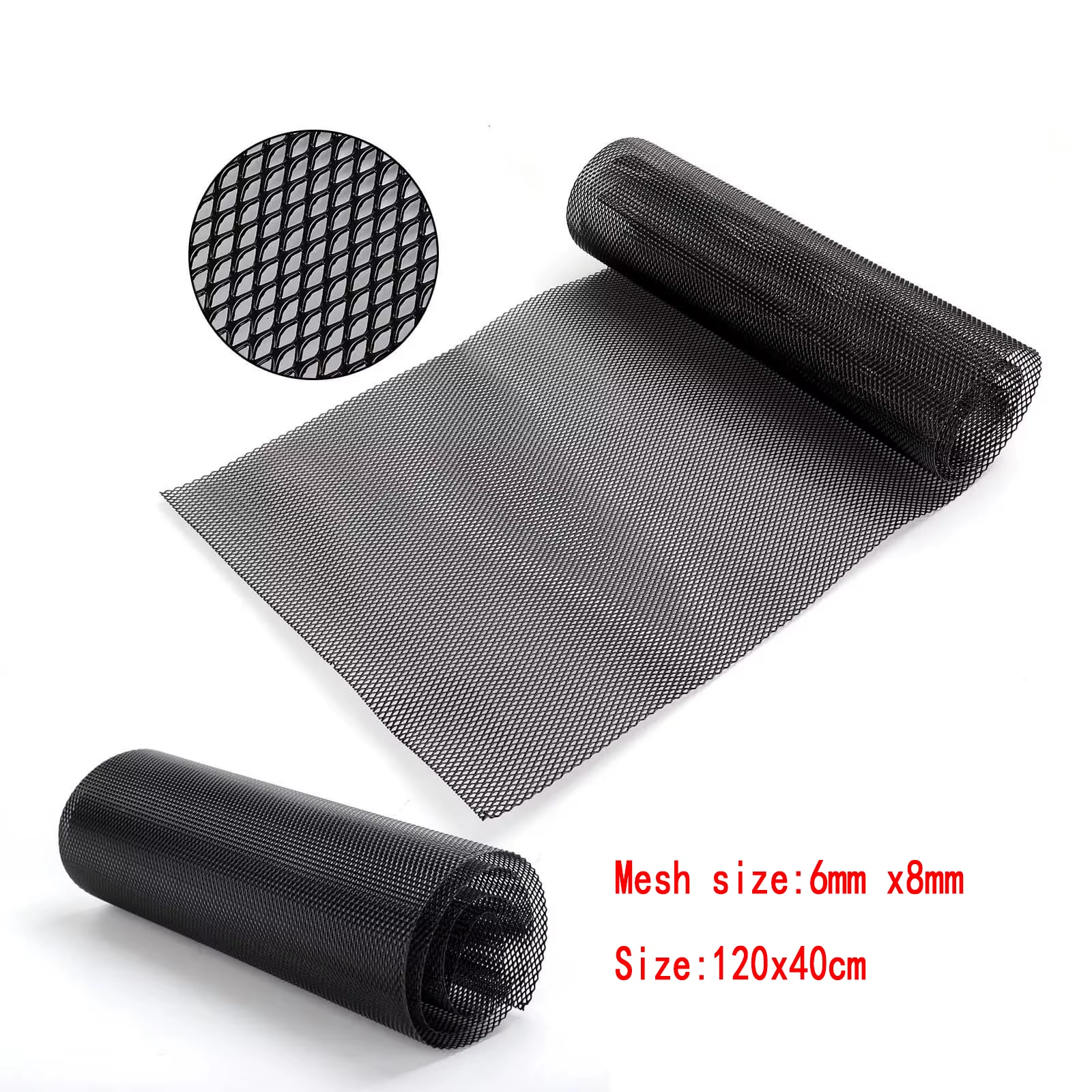 120×40cm Honeycomb Hex Mesh Grille Universal ABS Hood Vent Bumper Racing Grill
