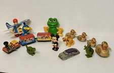 Lot Of 70  s 80  s Vintage Toys Wind-ups Disney More