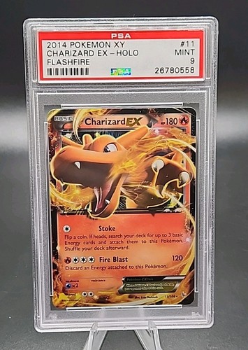 Charizard-EX graded PSA 9 for sale on eBay