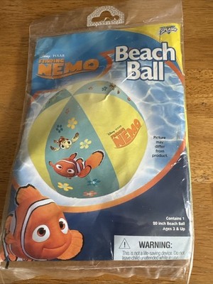 Disney Finding Nemo Swim Toy Beach Ball 20  Big Time Splash 2008