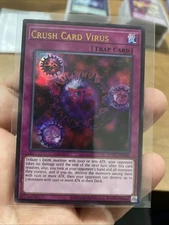 Crush Card Virus (version 2) LCKC-EN046 Unlimited Ultra Rare NM +Bonus FREESHIP!