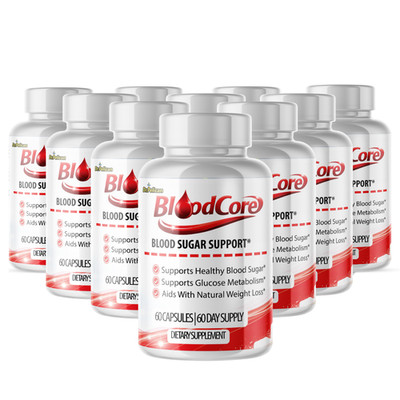 BloodCore- Blood Support- 10 Bottles- 600 Capsules