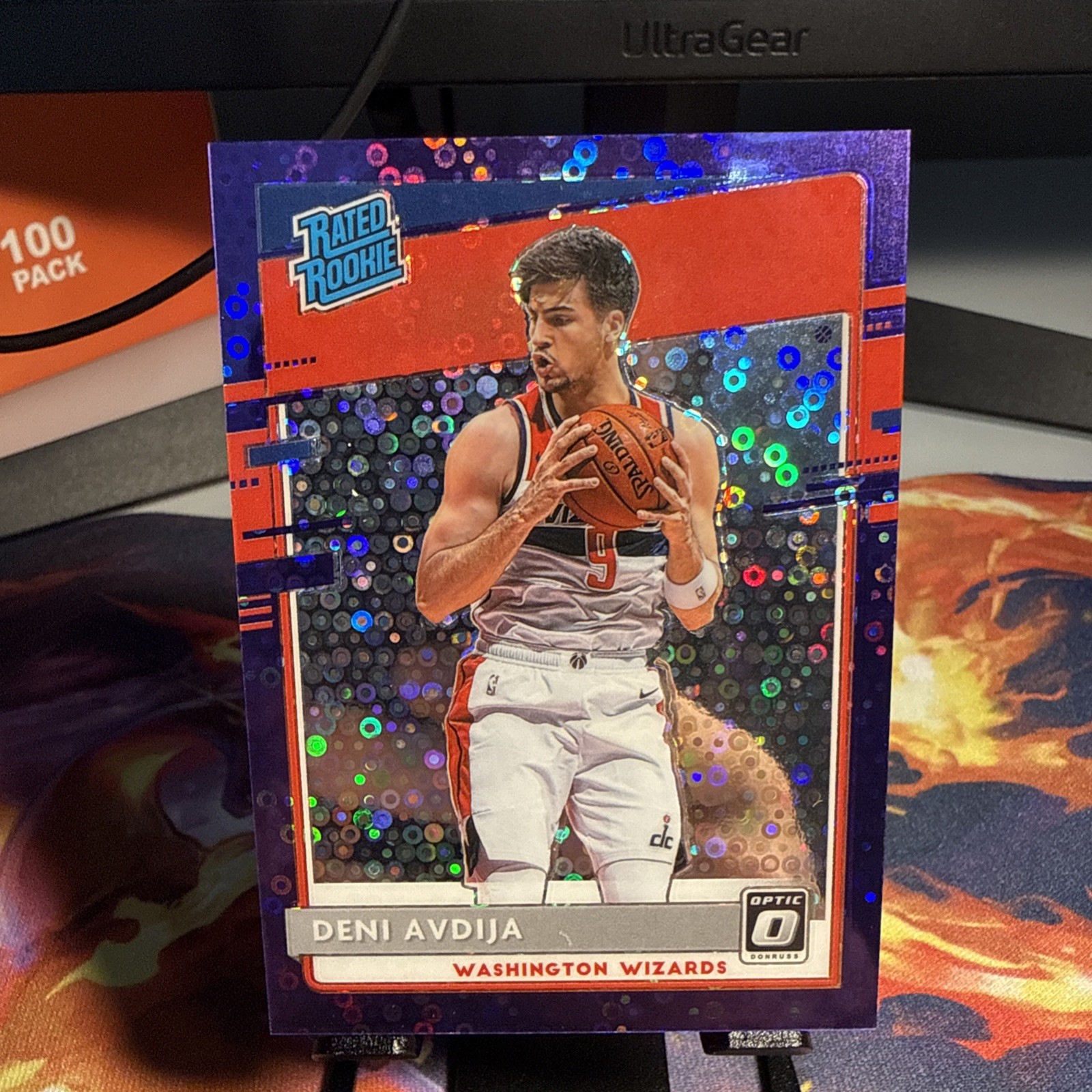 2020-2021 PANINI DONRUSS OPTIC DENI AVDIJA FAST BREAK RATED ROOKIE PURPLE #/95