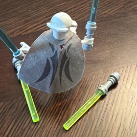 LEGO Star Wars 2005 General Grievous Minifigure sw0134 7255 with sabers and cape