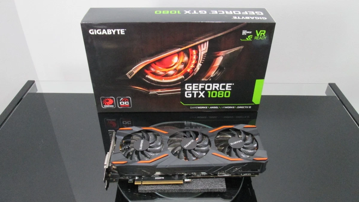 Preços baixos em GIGABYTE Nvidia Geforce Gtx 1080 GDDR 5 Placas