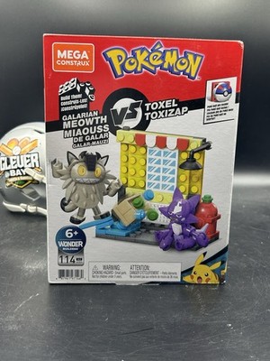 MEGA Construx - Pokemon Battle Set - GALARIAN MEOWTH vs TOXEL (114 Pieces) (CB)
