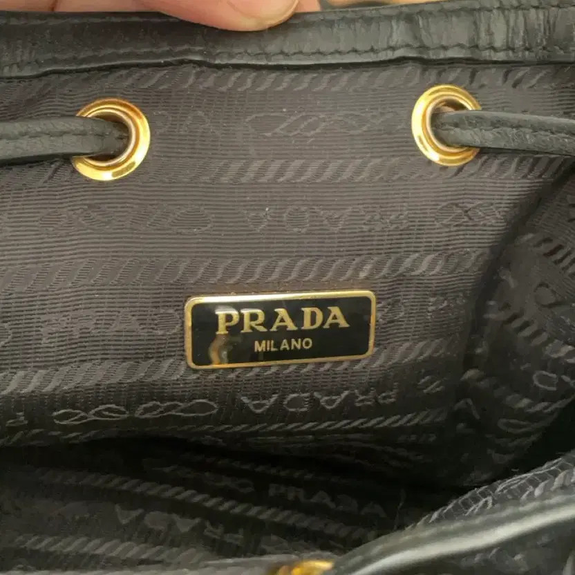 Prada Jacquard Bucket Crossbody Bag for Women thumbnail 5