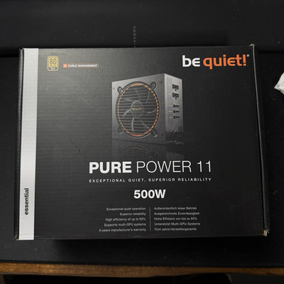 be quiet! Pure Power 11 500W ATX Netzteil (Schwarz)