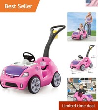 Whisper Ride II Pink Push Car for Toddlers 1.5-4   Safe  Fun Ride-On