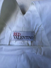 Women’s Designer RED Valentino Cotton Shirt In the color White