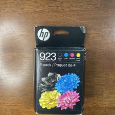 HP 923 Black/Magenta/Yellow/Cyan Original Ink Cartridges Cartridges, 6C3Y6LN