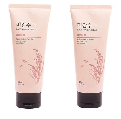 2 Pack Rice Water Bright Foaming Cleanser 5 fl oz. New in Sealed Packaging
