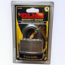50 mm Shackle Premium Padlock Laminated Steel Security Series UTL814e The Club