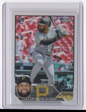 2023 Topps Chrome Refractor Canaan Smith-Njigba Rookie Pittsburgh Pirates #67