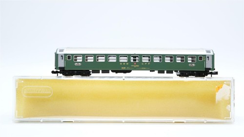 Minitrix N 5130260 Personenwagen Schnellzugwagen 2.Kl. Bm SBB FSS | Condition: Gebraucht