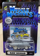 Chevy Nomad 1955 Raw 55 Muscle Machines 164 Diecast 1 Of 1776 Cowl Hood 02-e Chevy Nomad 1955 Raw 55 Muscle Machines 164 Diecast 1 Of 1776 Cowl Hood 02-e