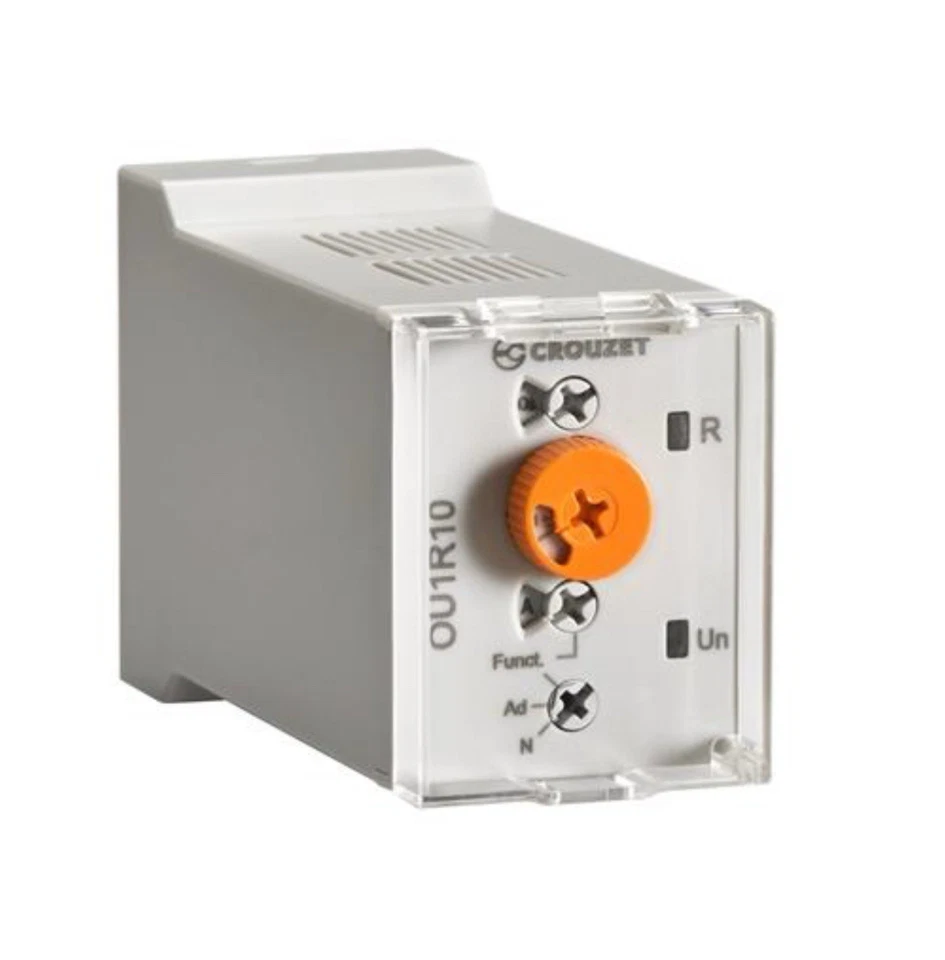 Relé de retardo de tiempo 1 pieza Crouzet Automation OU1R10MV1, multifunción Foto 3 de 4