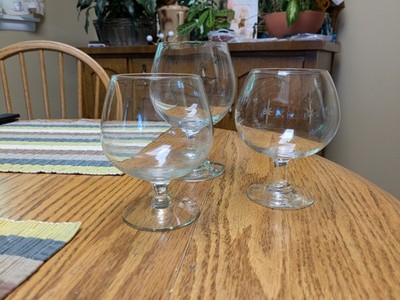 Brandy snifter, most fine crystal, collected for glass harp, have 100+, cut rim
