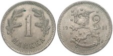 Finland - 1 Markka Coin 1921-1998 - Various Years
