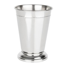 Olympia Julep Cup Stainless Steel Beaded Barware Stylish Cocktail Mug - 370ml